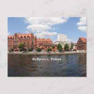 Bydgoszcz, Polen Foto des Stadtbildes Postkarte
