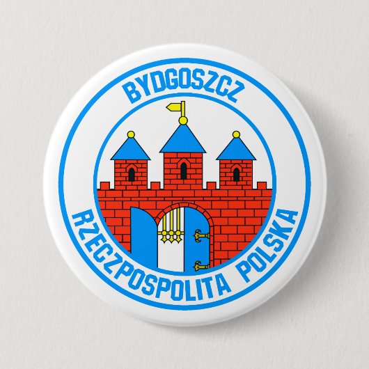 Bydgoszcz RundEmblem Button (Vorderseite)