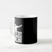 Bye Birdie to this one Funny Badminton Racket Play Kaffeetasse (Vorderseite Links)