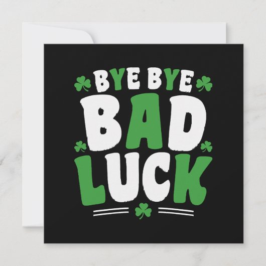 Bye Bye Bad Luck (Vorderseite)