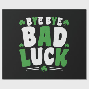 Bye Bye Bad Luck Geschenkpapier