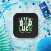 Bye Bye Bad Luck Pappteller (Party)