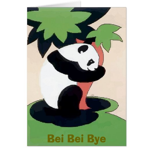 Bye Bye Bei Bei Panda (Vorne)