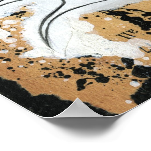 Bye Bye Print Poster (Ecke)