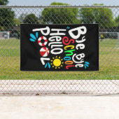 Bye Bye School Hallo Pool I Banner (Insitu)