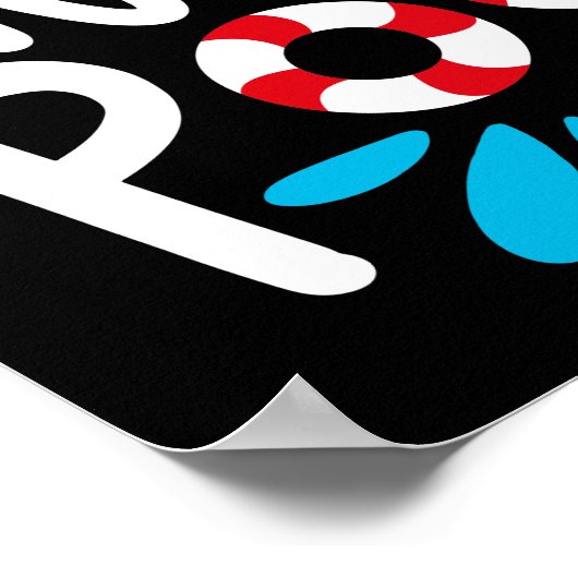 Bye Bye School Hallo Pool I Poster (Ecke)