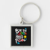 Bye Bye School Hallo Pool I Schlüsselanhänger (Vorne)