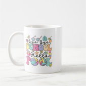 Bye Bye School Hallo Pool Sommerpause Funny Teach Kaffeetasse (Links)