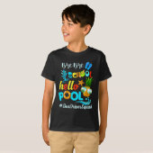 Bye Bye School Hello Pool #busdriversquad Funny Bu T-Shirt (Vorne ganz)