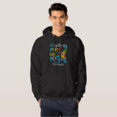 Bye Bye School Hello Pool Hallo Sommer Team 4th G Hoodie (Vorne ganz)