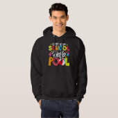 Bye Bye School Hello Pool Lehrer Sommer 4 Hoodie (Vorne ganz)