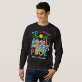 Bye Bye School Hello Pool Pre-K Lehrer Summer Bee Sweatshirt (Vorne ganz)