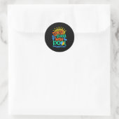 Bye Bye School Hello Pool School Kinder Sommerpaus Runder Aufkleber (Tasche)