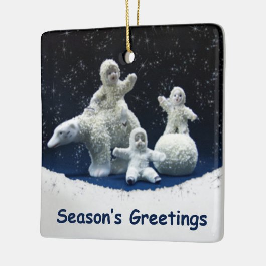 Bye Bye Snow Babies Keramikornament (Links)