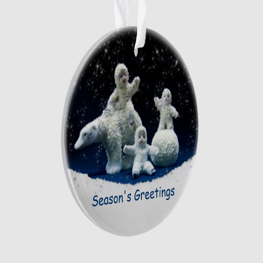 Bye Bye Snow Babies Ornament (Vorderseite)