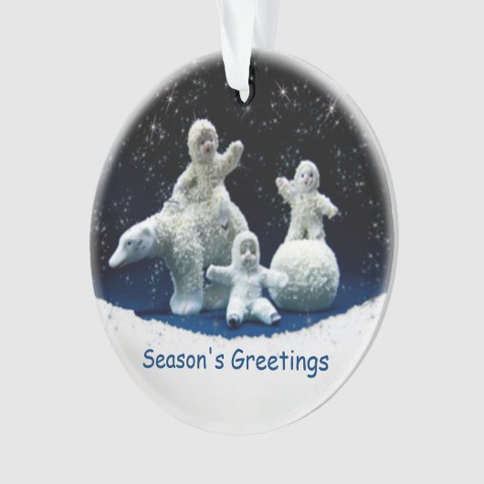 Bye Bye Snow Babies Ornament (Vorderseite)
