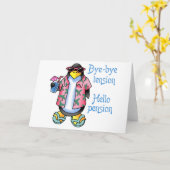 Bye Bye Tension Karte (Gelbe Blume)