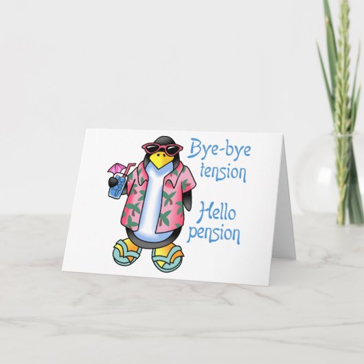 Bye Bye Tension Karte (Vorderseite)