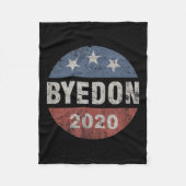 Bye Don 2020 Byedon Button Funny Joe Biden Anti Fleecedecke (Vorderseite)