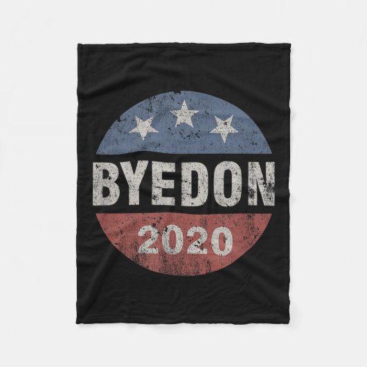 Bye Don 2020 Byedon Button Funny Joe Biden Anti Fleecedecke (Vorderseite)