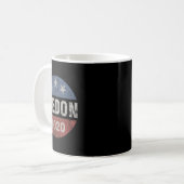Bye Don 2020 Byedon Button Funny Joe Biden Anti Kaffeetasse (Vorderseite Links)