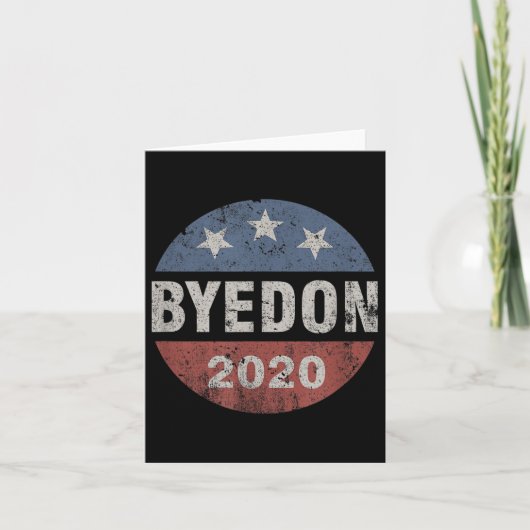 Bye Don 2020 Byedon Button Funny Joe Biden Anti Karte (Vorderseite)