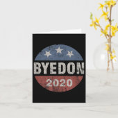 Bye Don 2020 Byedon Button Funny Joe Biden Anti Karte (Gelbe Blume)