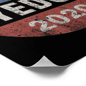 Bye Don 2020 Byedon Button Funny Joe Biden Anti Poster (Ecke)