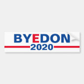 Bye Don 2020 Classic Campaign Bumper Sticker Autoaufkleber (Vorne)