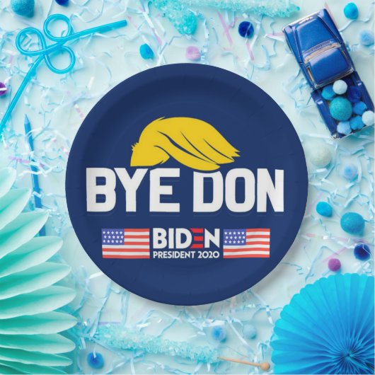 Bye Don BIDEN 2020 Präsident HARRIS Pappteller (Party)