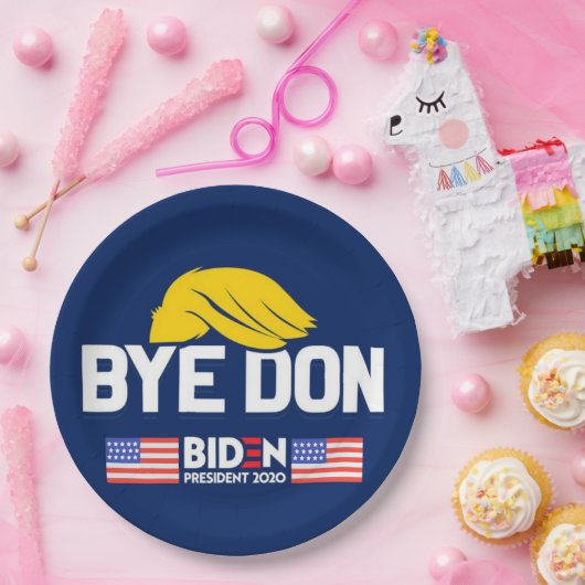 Bye Don BIDEN 2020 Präsident HARRIS Pappteller (Party)