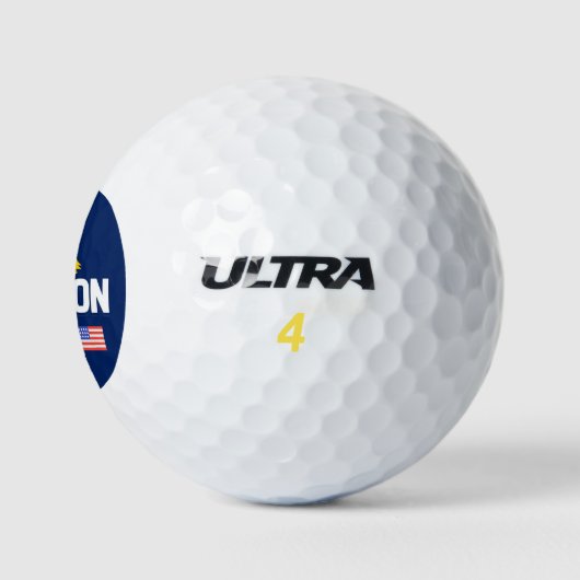 Bye Don BIDEN 2020 President HARRIS Golfball (Logo)