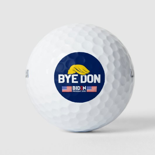 Bye Don BIDEN 2020 President HARRIS Golfball (Vorderseite)