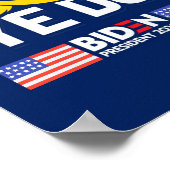 Bye Don BIDEN 2020 President HARRIS Poster (Ecke)