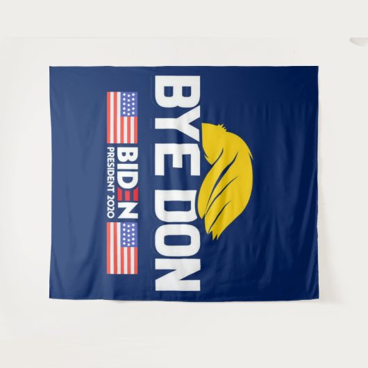 Bye Don BIDEN 2020 President HARRIS Wandteppich (Vorderseite (Horizontal))