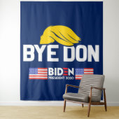 Bye Don BIDEN 2020 President HARRIS Wandteppich (Beispiel)