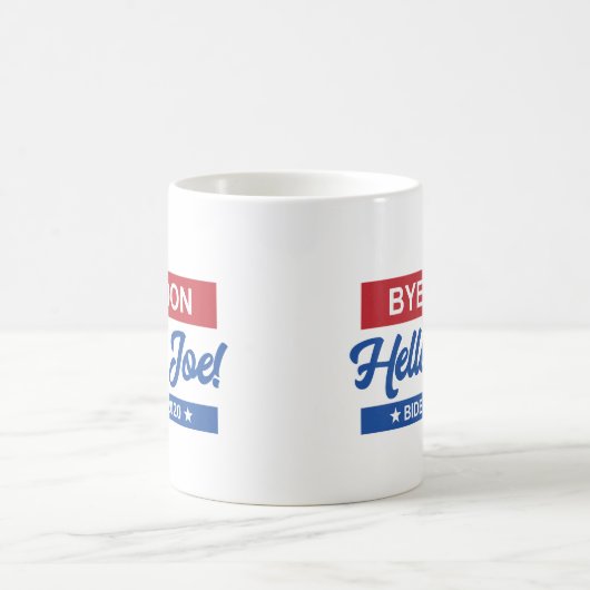 Bye Don Hello Joe Biden 2020 Kaffeetasse (Mittel)