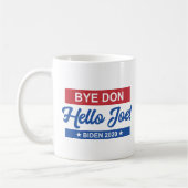 Bye Don Hello Joe Biden 2020 Kaffeetasse (Links)