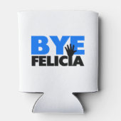 Bye Felicia Hand Wave Bold Blue Dosenkühler (Rückseite)