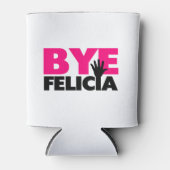 Bye Felicia Hand Wave Hot Pink Dosenkühler (Vorderseite)