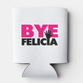 Bye Felicia Hand Wave Hot Pink Dosenkühler (Rückseite)