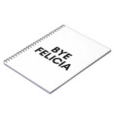 bye Felicia Notizblock (Linke Seite)