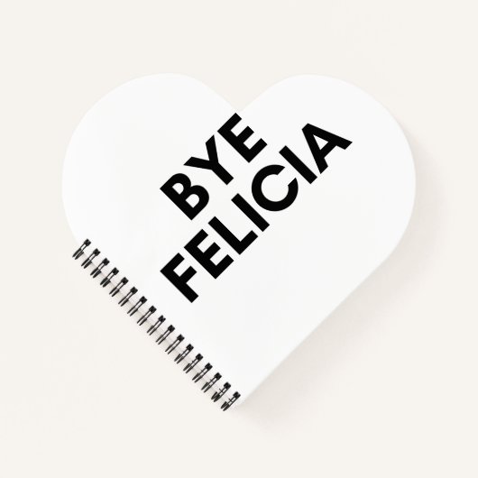 bye Felicia Notizblock (Vorderseite)