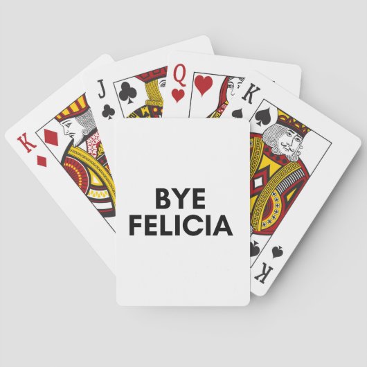 bye Felicia Spielkarten (Rückseite)