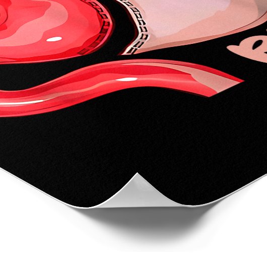 Bye Funny Gastric Sleeve Surgery Stomach Poster (Ecke)