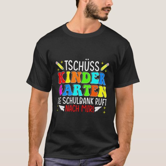 Bye Kindergarten Daycare Primarschule Graduate T-Shirt (Vorderseite)