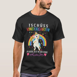 Bye Kindergarten Grundschule Unicorn Schoolc T-Shirt