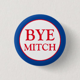 Bye Mitch McConnell Senat wählen Blaue Wahl Button