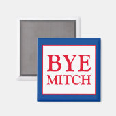 Bye Mitch McConnell Senat wählen Blaue Wahl Magnet (Vorderseite/Rückseite)