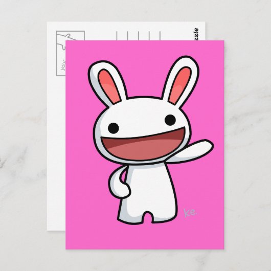 Bye Postcard Postkarte (Vorne/Hinten)